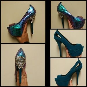 Upcycle Mermaid High Heels
